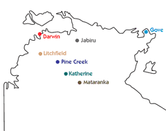 NT Keno Map
