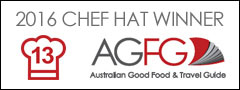 EVOO - 2016 AGFG Chef Hat Winner