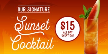 Sandbar Signature Sunset Cocktail